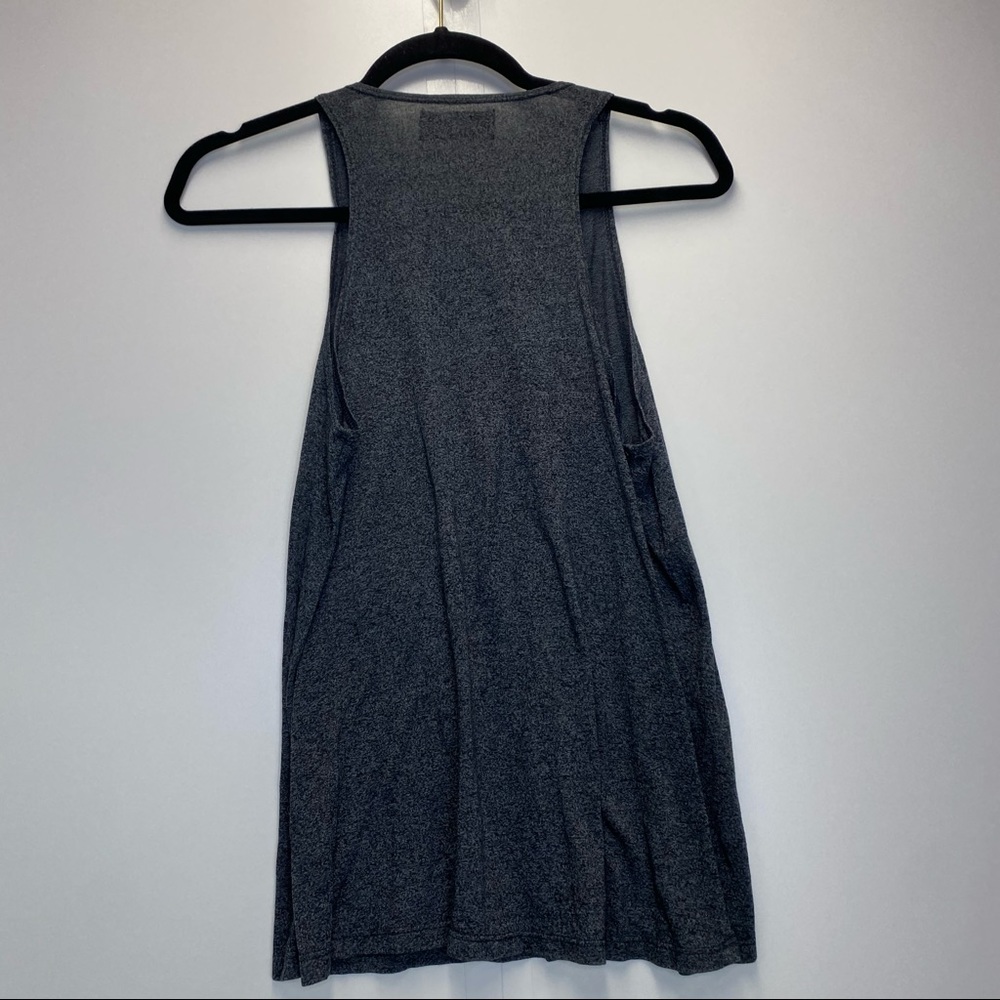 Soulcycle Gray Tank Top with White Spell out - Picture 4 of 5